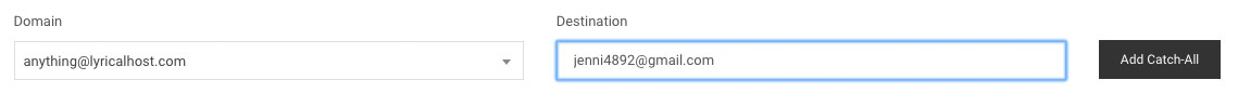 Add Catch-All Email