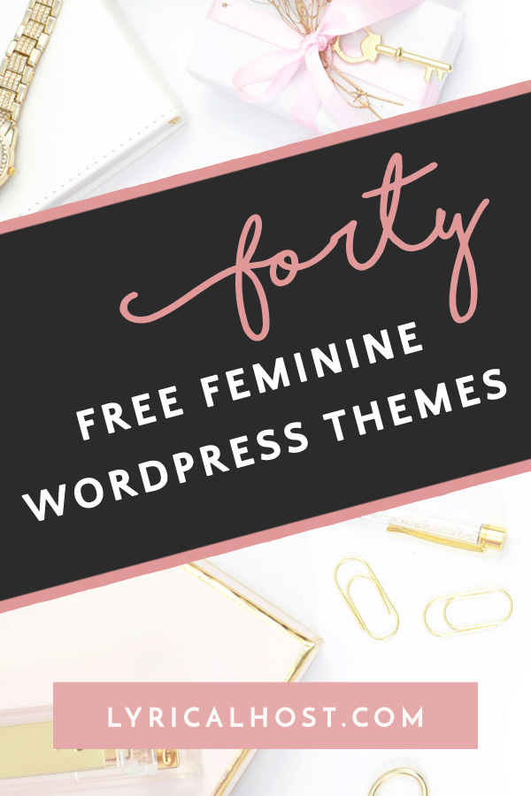 40 Free Feminine WordPress Themes