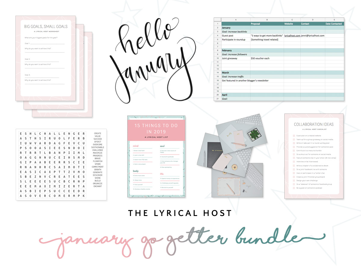 January Go Getter Bundle Preview