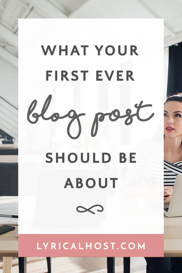 My first blog