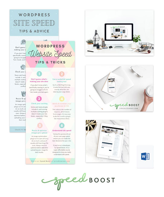 Speed Boost Affiliate Resources Preview