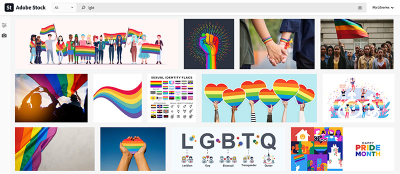 Adobe Stock Photos preview