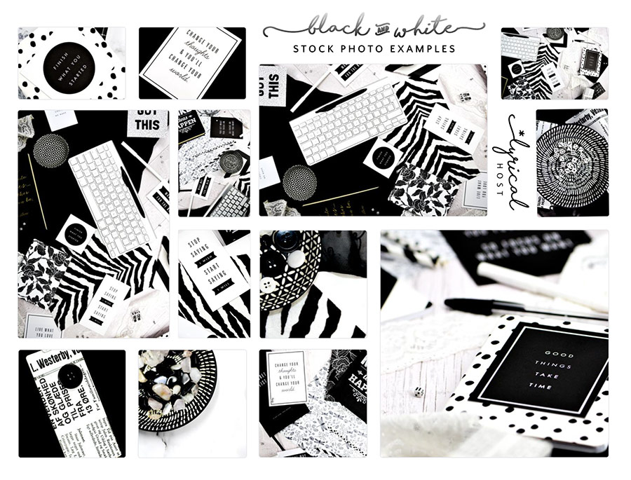 Black & White Stock Photo Preview Collection