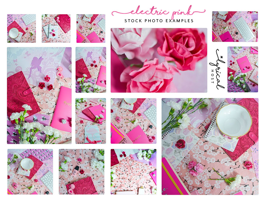 Electric Pink Stock Photo Collection Preview