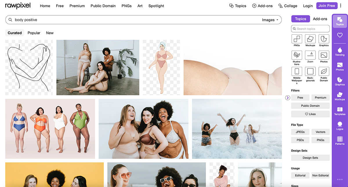 raw-pixel-website-body-positive-stock-images-illustrations
