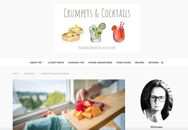  homepage-crumpets-and-cocktails-with-image-of-leftover-vegetables-being-brushed-into-pan