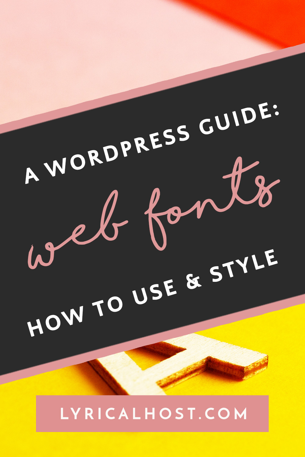 How to use and style web fonts in WordPress